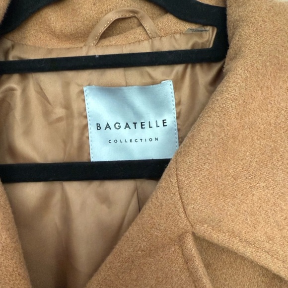 Bagatelle Lined Wool Blend Camel Belted Trench Coat Size 1X - Picture 7 of 13